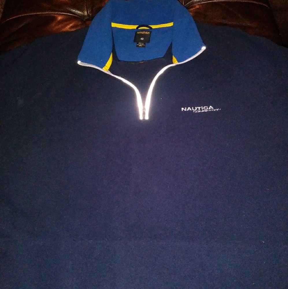 Navy Blue Nautica Competition Zip Fleece